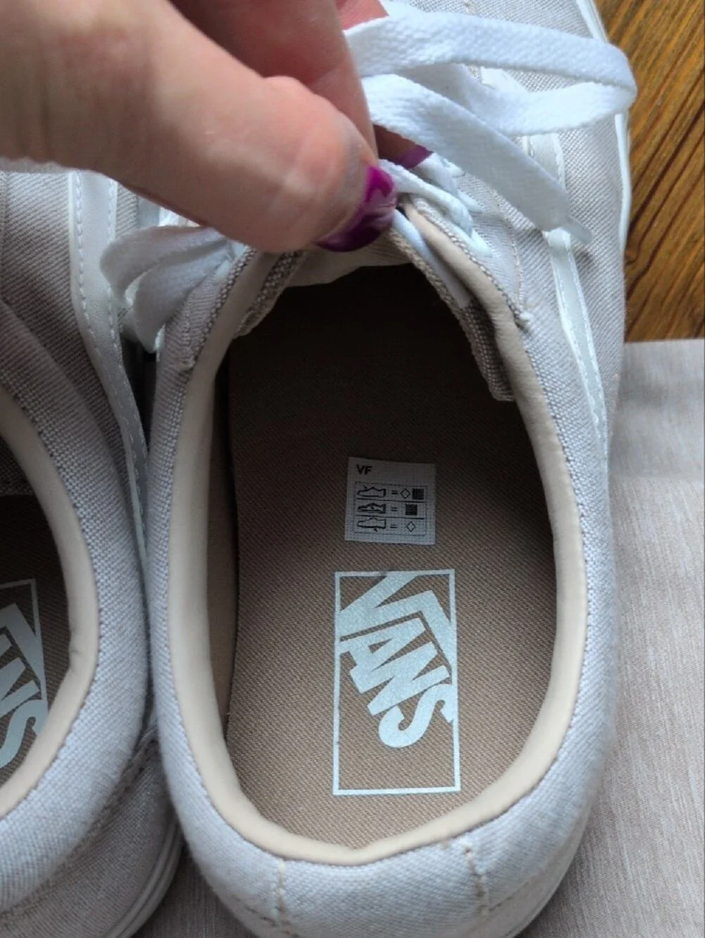 Vans Old Skool in Taupe with White Trim